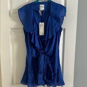 Finley Flounced Wrap Sylvia - NWT - size M - 100% cotton